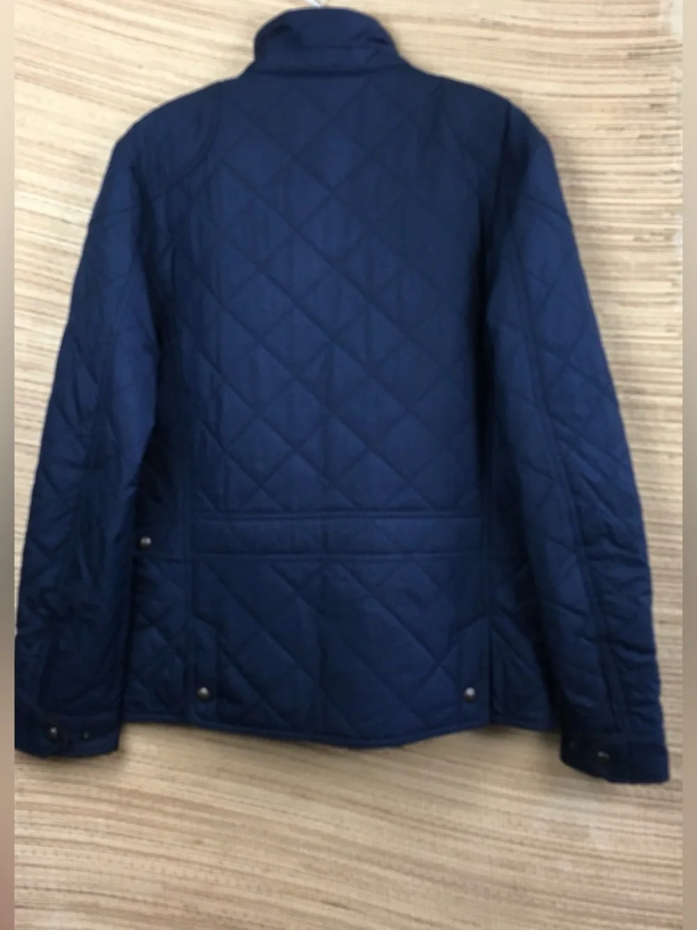 Polo Ralph Lauren Navy Diamond Quilted Jacket - Size S